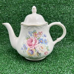 Vintage Arthur‎ Wood & Son Staffordshire England Floral Teapot 6258